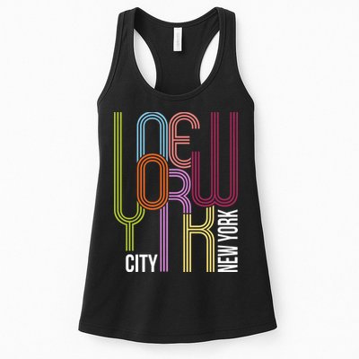 New York City Retro 80s Style Womens Tank Top