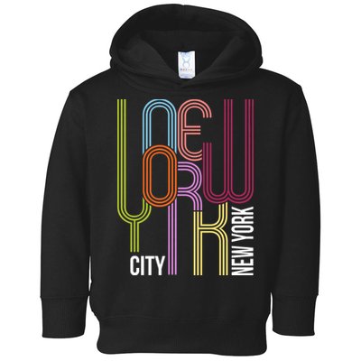 New York City Retro 80s Style Toddler Hoodie