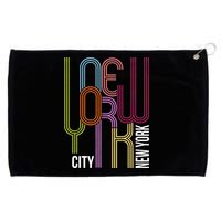 New York City Retro 80s Style Grommeted Golf Towel