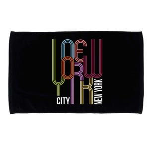 New York City Retro 80s Style Microfiber Hand Towel