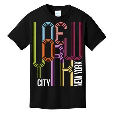 New York City Retro 80s Style Kids T-Shirt