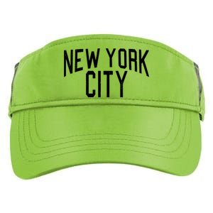 New York City Simple Logo Adult Drive Performance Visor