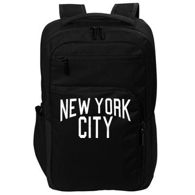 New York City Simple Logo Impact Tech Backpack