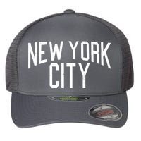 New York City Simple Logo Flexfit Unipanel Trucker Cap