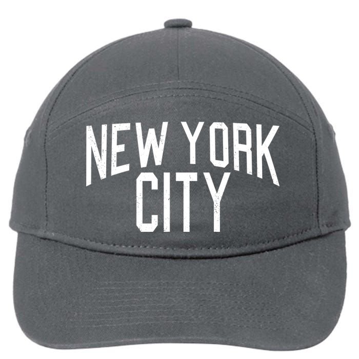 New York City Simple Logo 7-Panel Snapback Hat