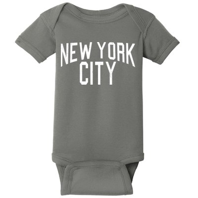 New York City Simple Logo Baby Bodysuit