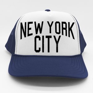 New York City Simple Logo Trucker Hat