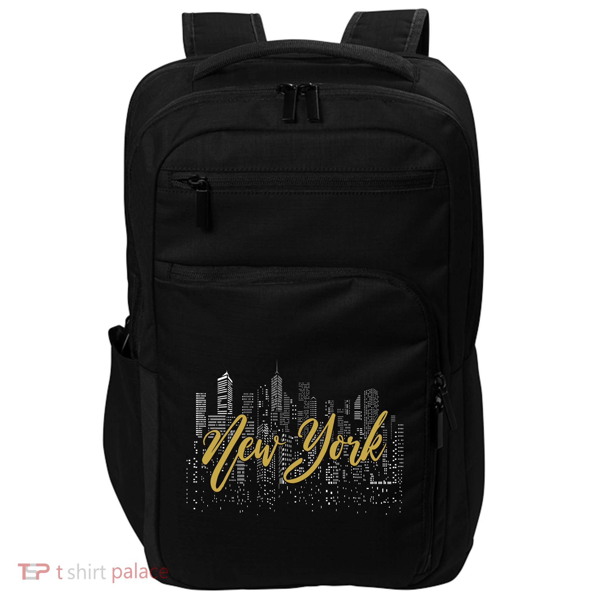 New York City Skyline  Buildings Impact Tech Backpack