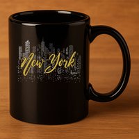 New York City Skyline  Buildings 11oz C Handle Ceramic Mug