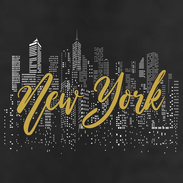 New York City Skyline  Buildings Beanie