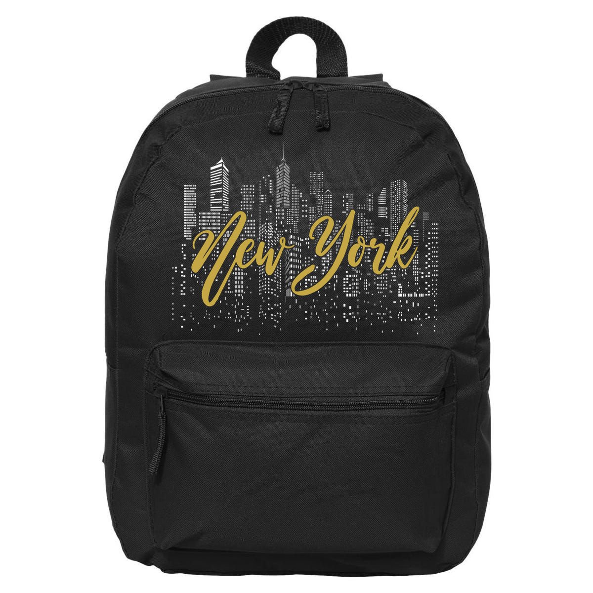 New York City Skyline  Buildings 16 in Basic Backpack