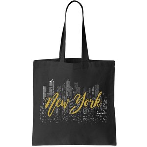 New York City Skyline  Buildings Tote Bag