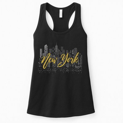 New York City Skyline  Buildings Womens Tank Top