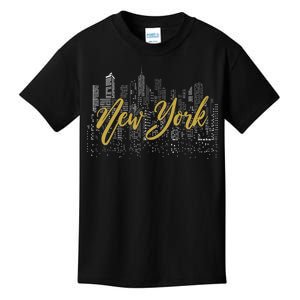 New York City Skyline  Buildings Kids T-Shirt