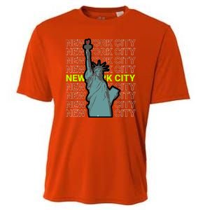 New York City Statue of Liberty Cooling Performance Crew T-Shirt