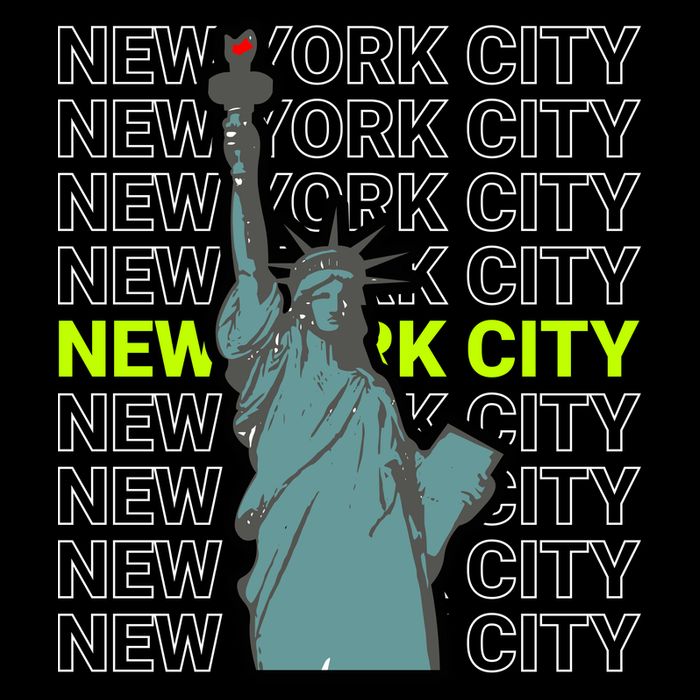 New York City Statue of Liberty Doggie Tank