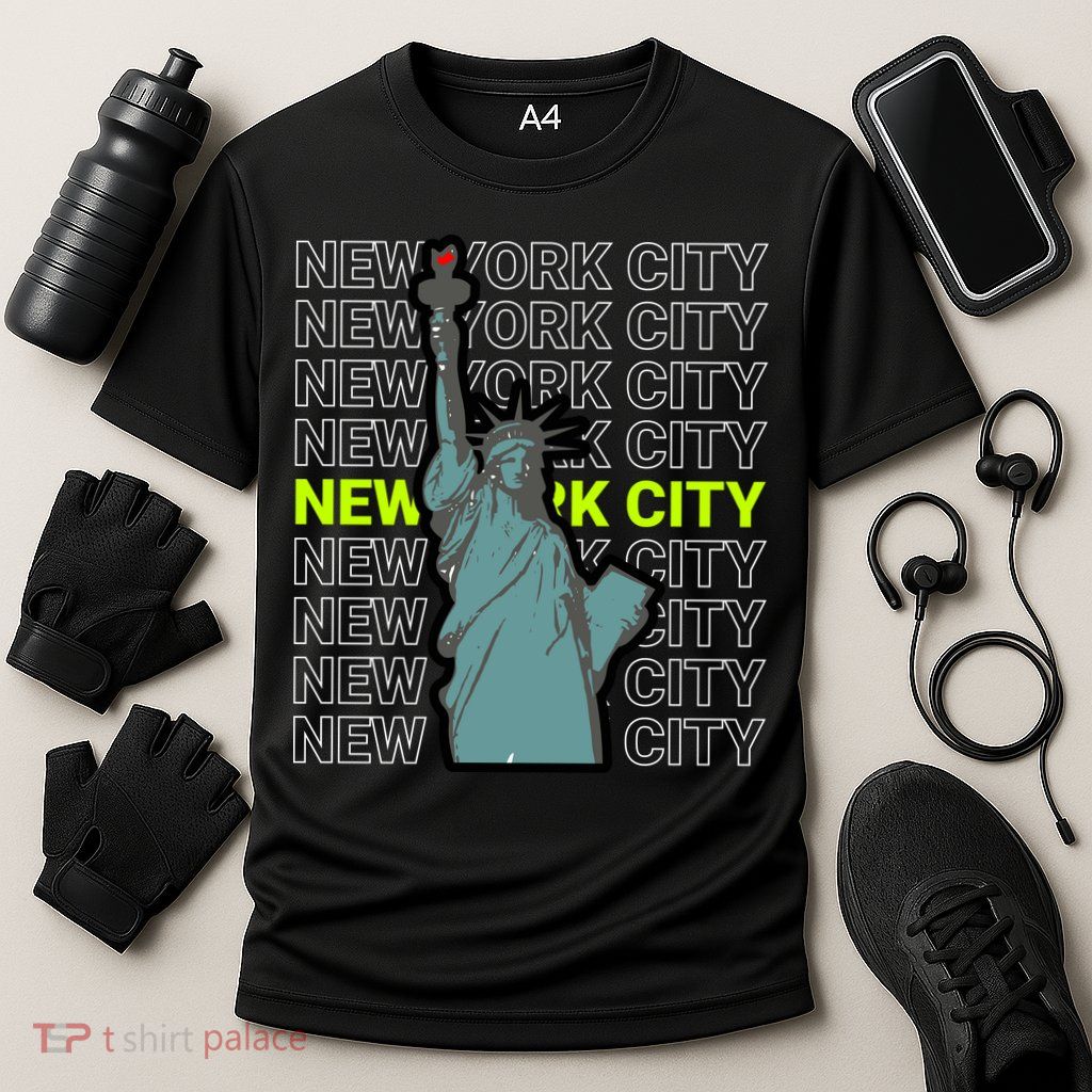 New York City Statue of Liberty Performance Shirt