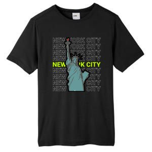 New York City Statue of Liberty Tall Fusion ChromaSoft Performance T-Shirt