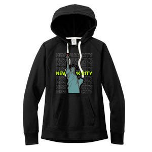 New York City Statue of Liberty Women's Fleece Hoodie