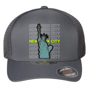 New York City Statue of Liberty Flexfit Unipanel Trucker Cap