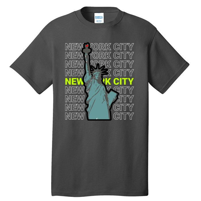 New York City Statue of Liberty Tall T-Shirt