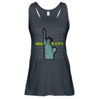 New York City Statue of Liberty Ladies Essential Flowy Tank