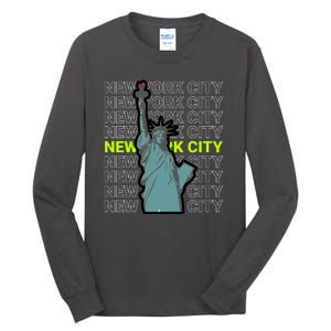 New York City Statue of Liberty Tall Long Sleeve T-Shirt