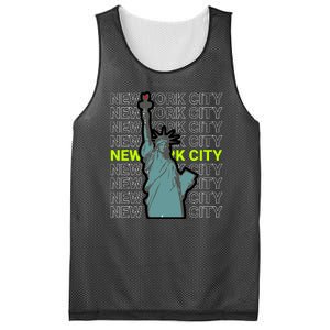 New York City Statue of Liberty Mesh Reversible Basketball Jersey Tank