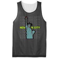 New York City Statue of Liberty Mesh Reversible Basketball Jersey Tank