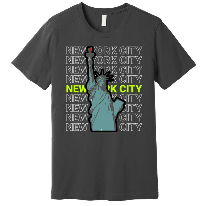 New York City Statue of Liberty Premium T-Shirt