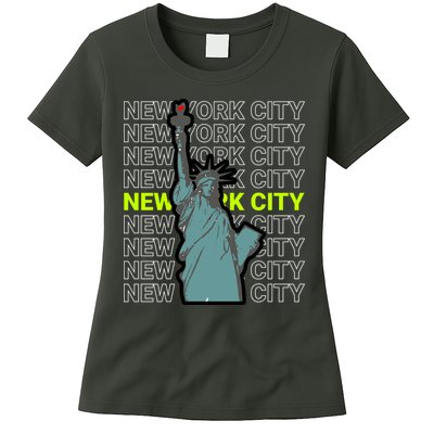 New York City Statue of Liberty Womens T-Shirt