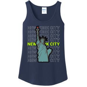 New York City Statue of Liberty Ladies Essential Tank