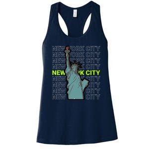 New York City Statue of Liberty Women's Racerback Tank