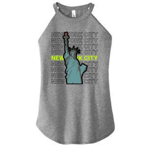 New York City Statue of Liberty Women's Perfect Tri Rocker Tank