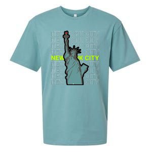 New York City Statue of Liberty Sueded Cloud Jersey T-Shirt