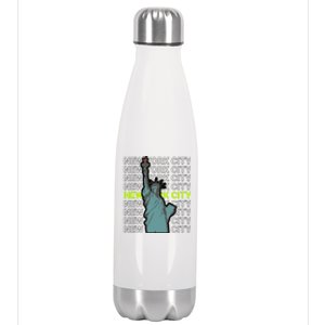 New York City Statue of Liberty Stainless Steel Insulated Water Bottle