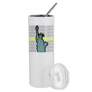 New York City Statue of Liberty Stainless Steel Tumbler