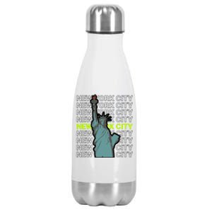 New York City Statue of Liberty Stainless Steel Insulated Water Bottle