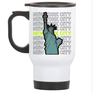 New York City Statue of Liberty Stainless Steel Travel Mug