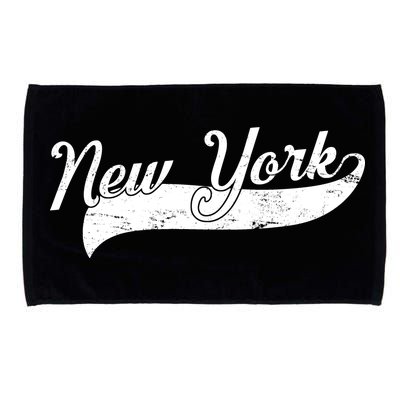 New York Classic Logo Microfiber Hand Towel