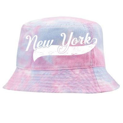 New York Classic Logo Tie-Dyed Bucket Hat