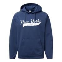 New York Classic Logo Performance Fleece Hoodie