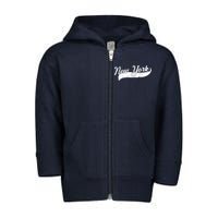 New York Classic Logo Toddler Zip Fleece Hoodie