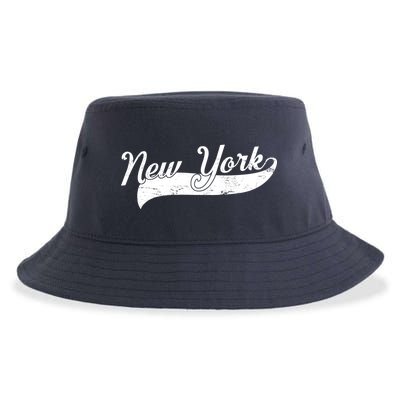 New York Classic Logo Sustainable Bucket Hat