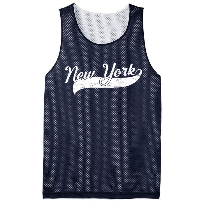 New York Classic Logo Mesh Reversible Basketball Jersey Tank