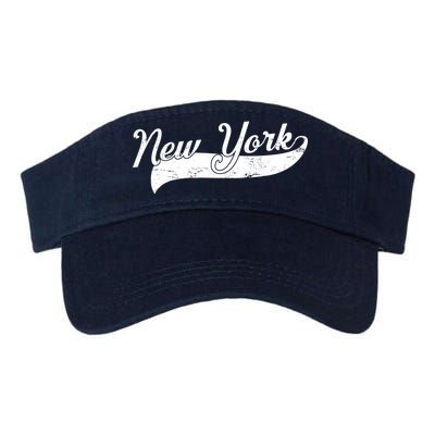 New York Classic Logo Valucap Bio-Washed Visor