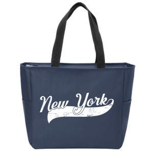 New York Classic Logo Zip Tote Bag