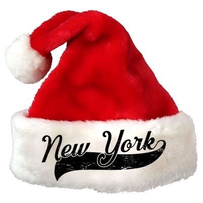 New York Classic Logo Premium Christmas Santa Hat