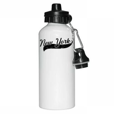 New York Classic Logo Aluminum Water Bottle