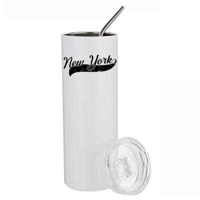 New York Classic Logo Stainless Steel Tumbler